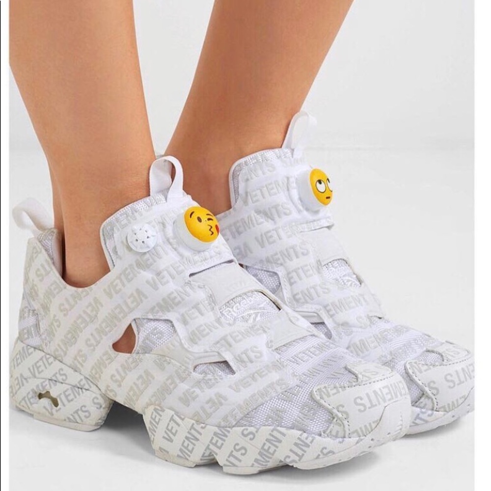 Vetements and Reebok limited edition sport shoes